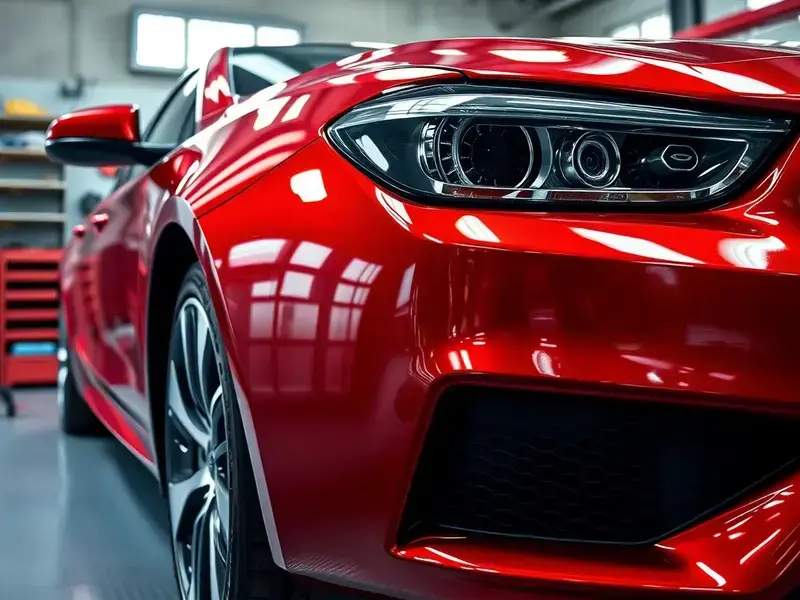 Classic Mustang after restoration