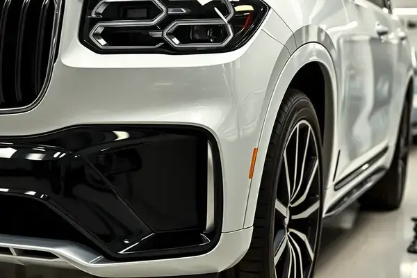 Luxury SUV with custom two-tone paint