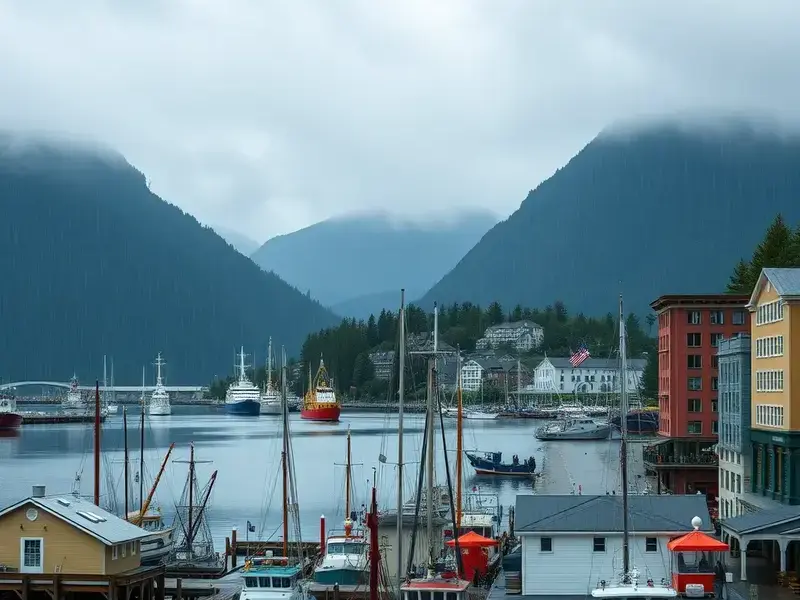 Ketchikan Alaska waterfront