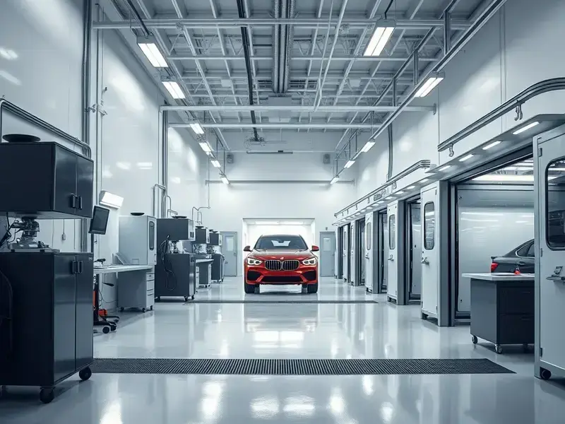 Professional paint shop facility