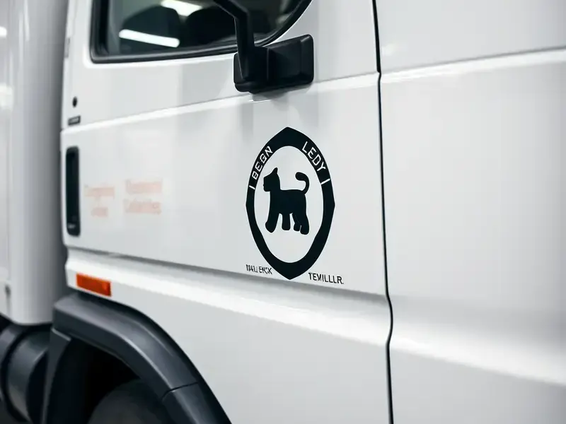 Commercial fleet truck painting